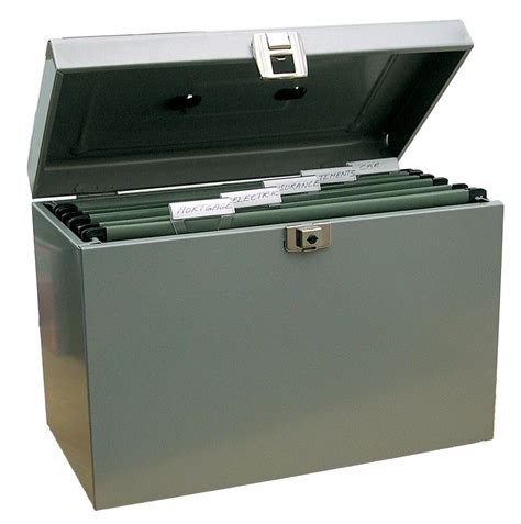 metal document lock box|lockable file storage boxes.